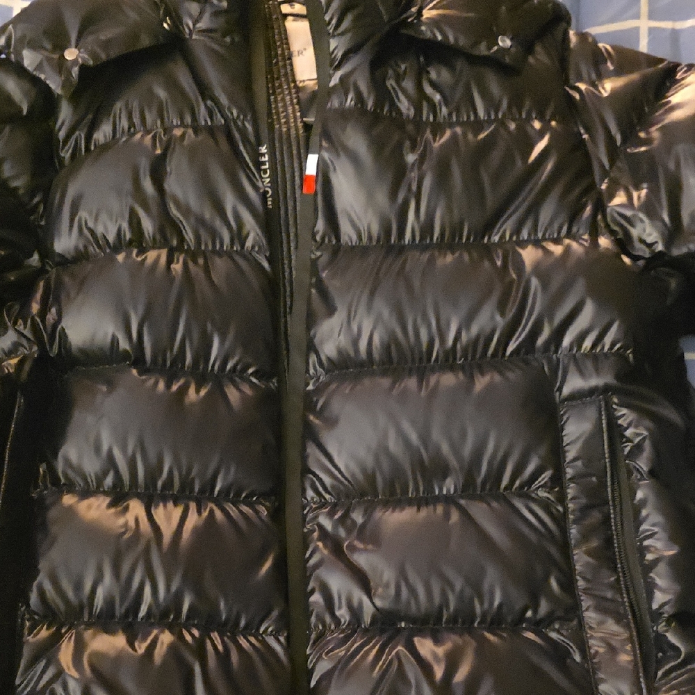 Moncler Black Puffer Jacket Only Wearing Twice Still Like New